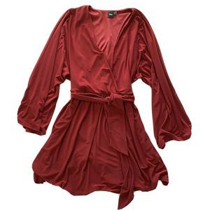 ASOS Red Flowy Dress Size 8